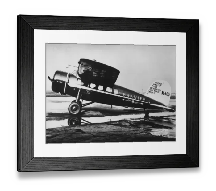 Framed Print : Lockheed DL1 Vega of Braniff Framed Print : Lockheed DL1 Vega of Braniff