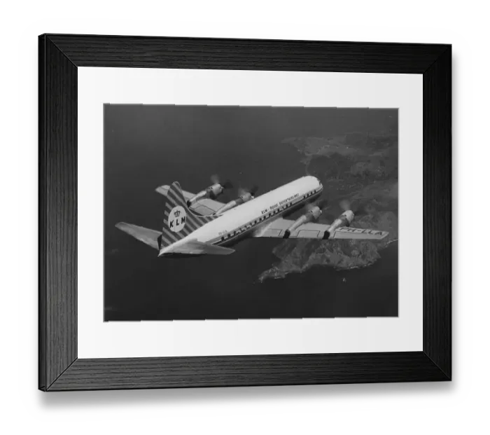Framed Print : Lockheed L188 Electra -KLM Framed Print : Lockheed L188 Electra -KLM