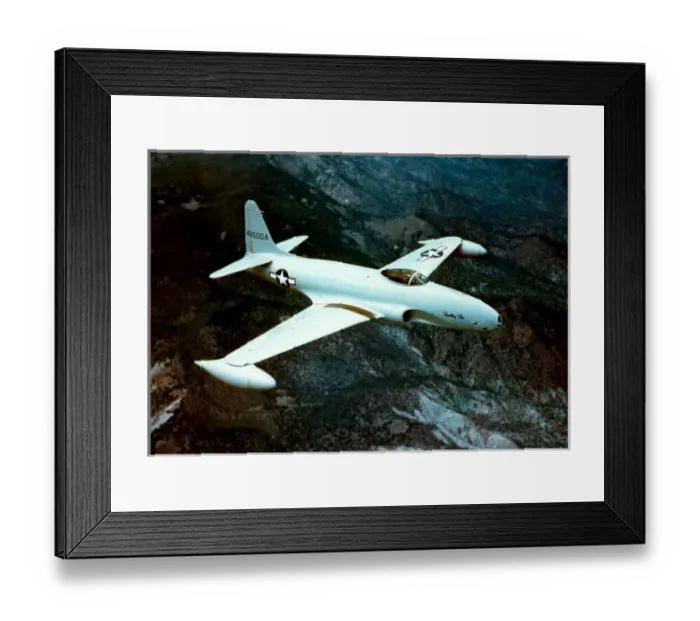 Framed Print : Lockheed XP-80A -precursor to Americas first productio Framed Print : Lockheed XP-80A -precursor to Americas first productio
