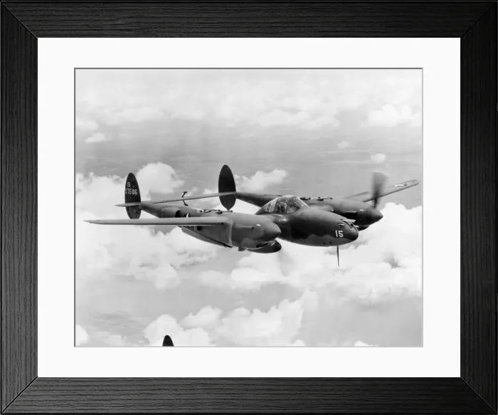 Framed Print : Lockheed P-39F Lightning -this long ranged fighter serv Framed Print : Lockheed P-39F Lightning -this long ranged fighter serv