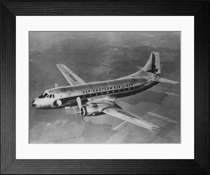 Framed Print : Martin 4-0-4 Eastern, flying Framed Print : Martin 4-0-4 Eastern, flying
