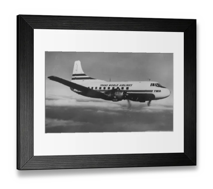 Framed Print : Martin 4-0-4 TWA 1 Framed Print : Martin 4-0-4 TWA 1