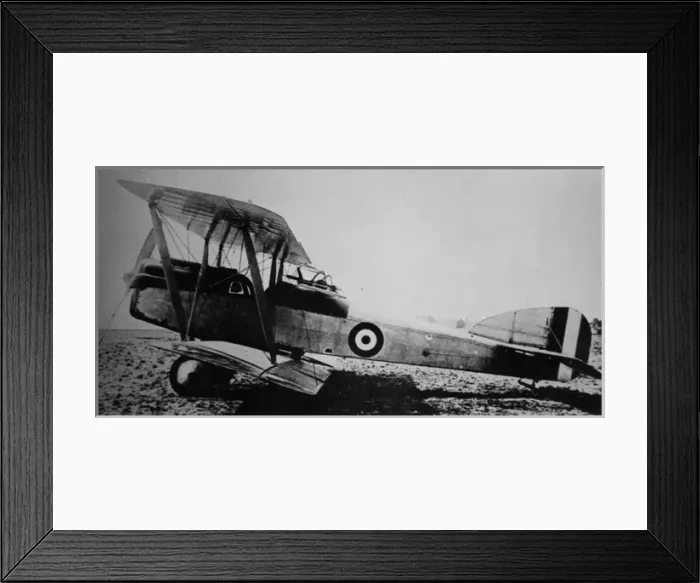 Framed Print : Martinsyde F2, (side view, on the ground) Framed Print : Martinsyde F2, (side view, on the ground)