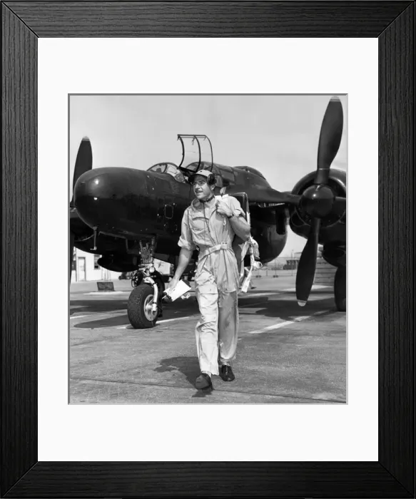 Framed Print : Myers, John W, Pilot as Vice Pre (side view)nt Northrop Framed Print : Myers, John W, Pilot as Vice Pre (side view)nt Northrop