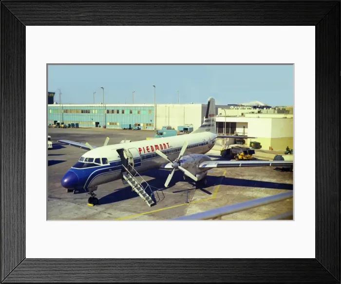 Framed Print : Nihon YS-11A at Atlanta, 15 Nov 1974 Framed Print : Nihon YS-11A at Atlanta, 15 Nov 1974