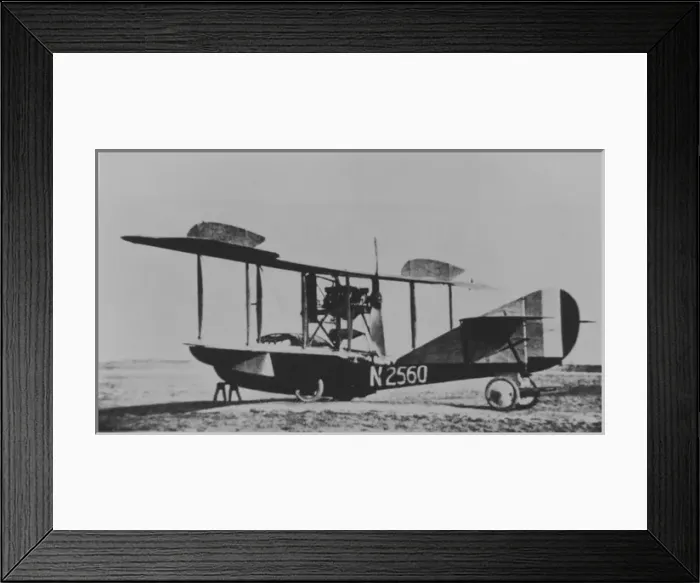 Framed Print : Norman Thompson NT 2B two-seat flying boat trainer Framed Print : Norman Thompson NT 2B two-seat flying boat trainer