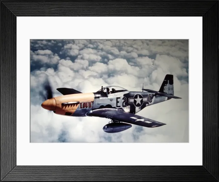 Framed Print : North American P-51D-Over 15, 000 Mustangs were produce Framed Print : North American P-51D-Over 15, 000 Mustangs were produce