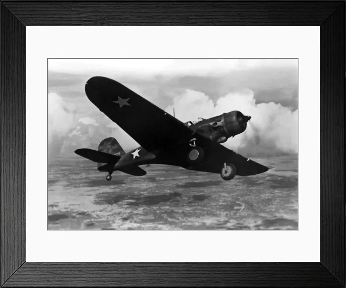 Framed Print : Northrop A-17A -Used since February 1936 as a close-sup Framed Print : Northrop A-17A -Used since February 1936 as a close-sup