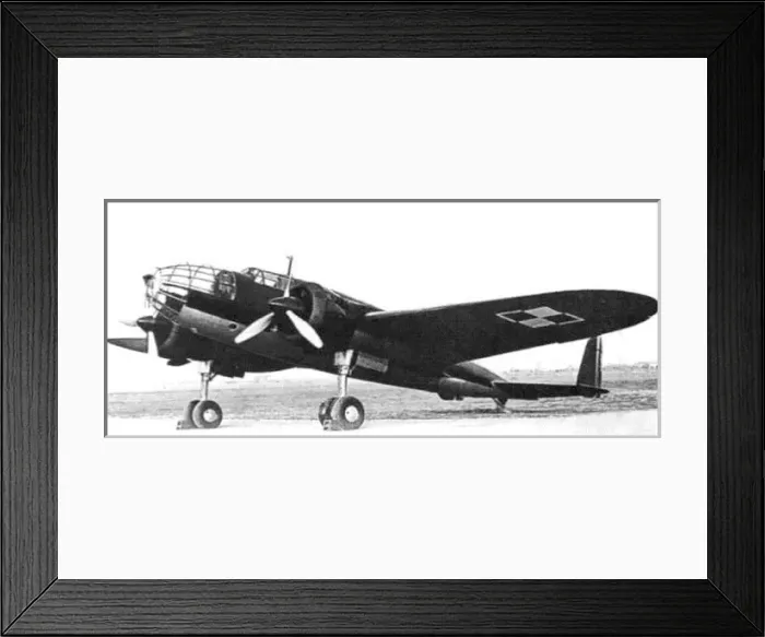 Framed Print : PZL-37 Los -entered service in early 1938, but delivery Framed Print : PZL-37 Los -entered service in early 1938, but delivery