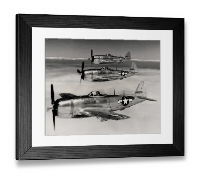 Framed Print : Republic P-47N -the long ranged N model designed to esc Framed Print : Republic P-47N -the long ranged N model designed to esc