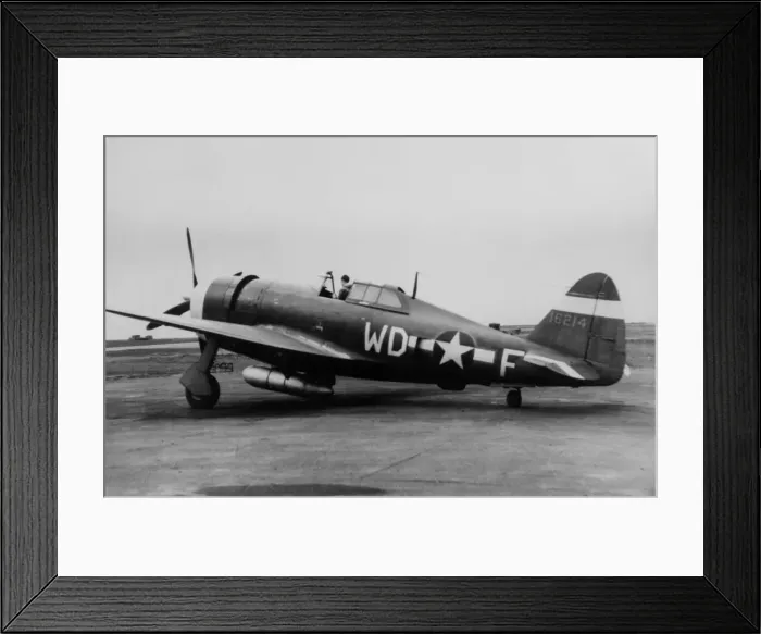 Framed Print : Republic P-47C aft, (on the ground) Framed Print : Republic P-47C aft, (on the ground)