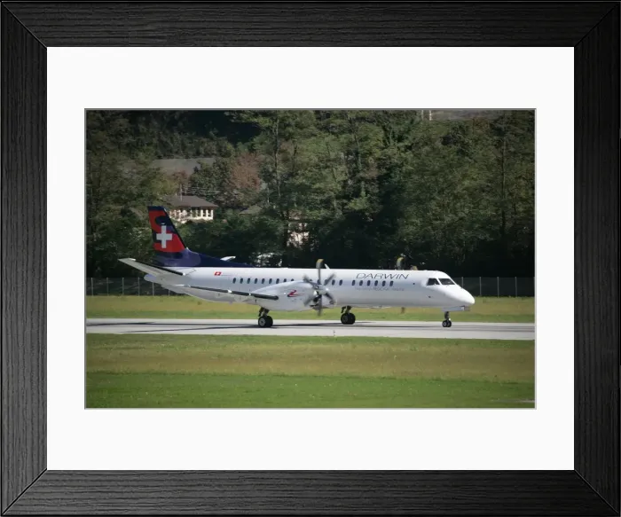 Framed Print : SaB 2000 of Darwin Airline to launch scheduled flights Framed Print : SaB 2000 of Darwin Airline to launch scheduled flights
