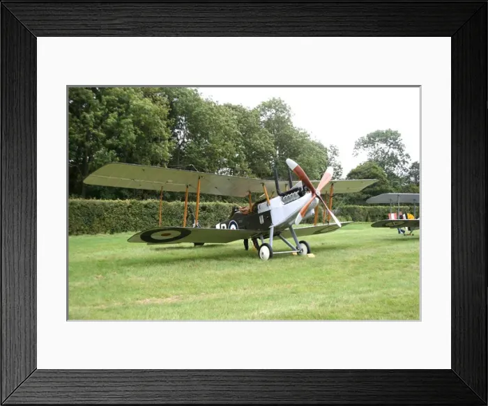 Framed Print : Royal Aircraft Factory RE 8 with Snipe - Photo by Hugh Framed Print : Royal Aircraft Factory RE 8 with Snipe - Photo by Hugh