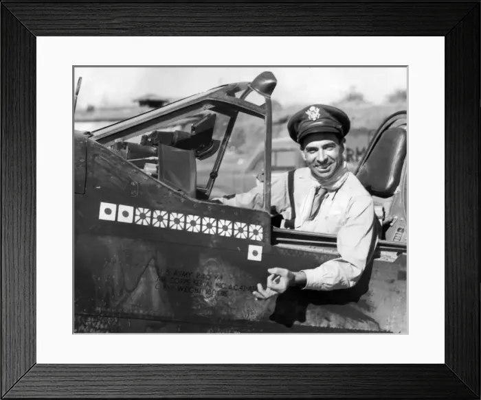 Framed Print : Scott, Robert L US Army and AVG pilot in Curtiss P-40 Framed Print : Scott, Robert L US Army and AVG pilot in Curtiss P-40