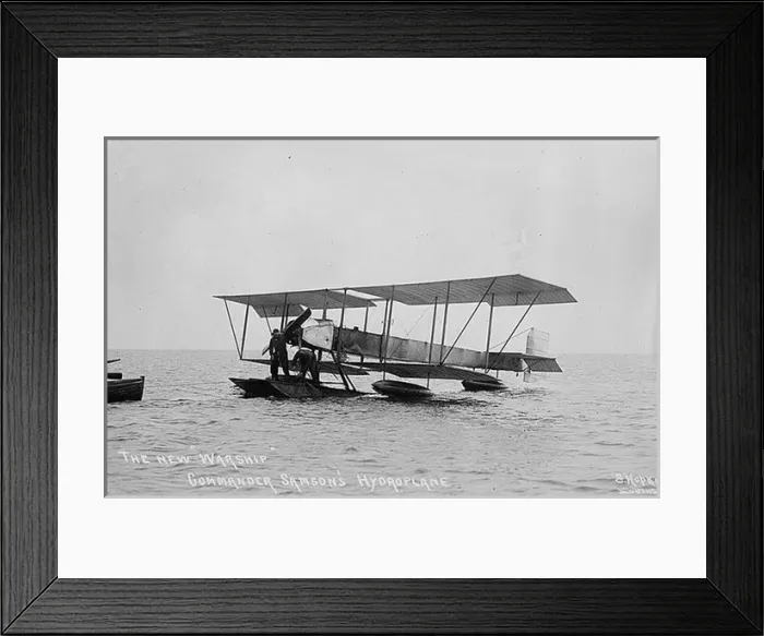 Framed Print : Short Admiralty Type 41 first flown in April 1912, thre Framed Print : Short Admiralty Type 41 first flown in April 1912, thre