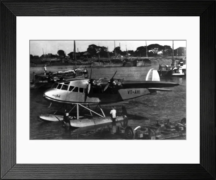Framed Print : Short S22 Scion Senior-Irrawaddy Flotilla Co Framed Print : Short S22 Scion Senior-Irrawaddy Flotilla Co