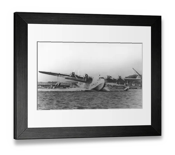 Framed Print : Short S26 G-Class-Imperial, (taking off) Framed Print : Short S26 G-Class-Imperial, (taking off)
