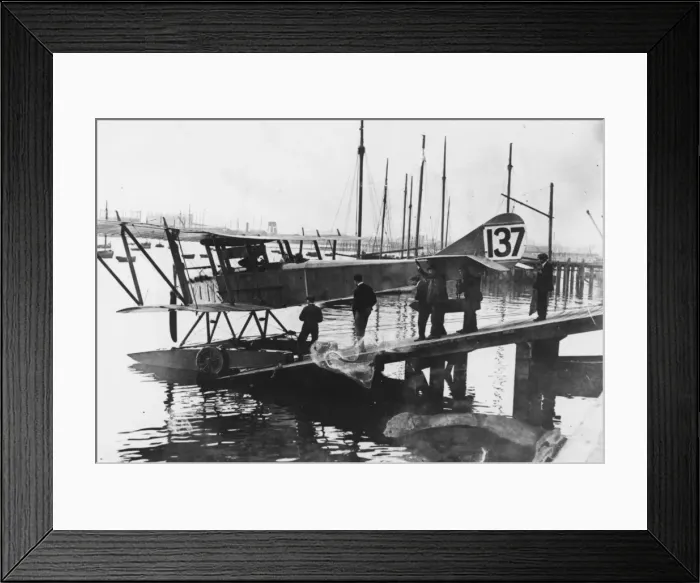 Framed Print : Short Type 135 being launched Framed Print : Short Type 135 being launched