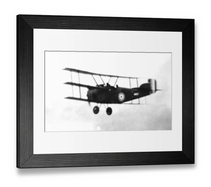 Framed Print : Sopwith 2B2 Rhino two seat bomber seen aloft