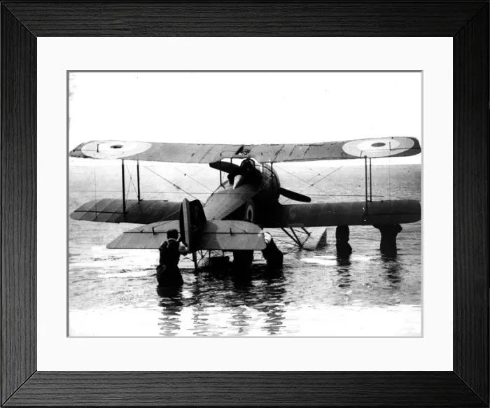 Framed Print : Sopwith Baby single seat floatplane on water Framed Print : Sopwith Baby single seat floatplane on water