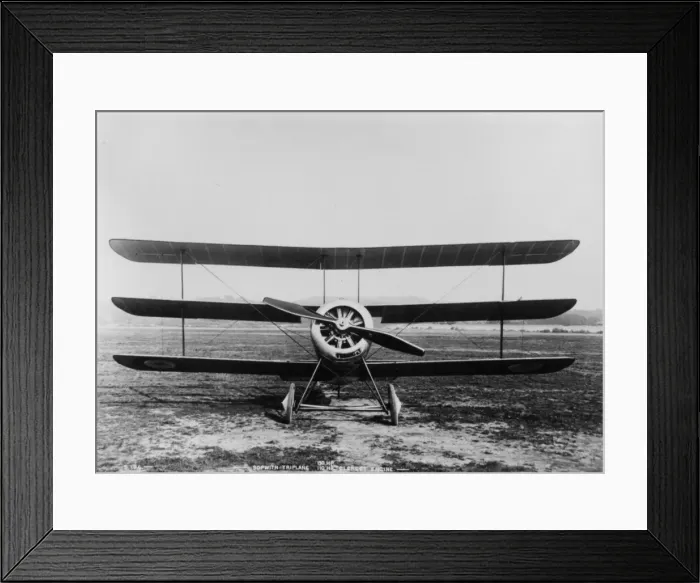 Framed Print : Sopwith Triplane front, (on the ground) Framed Print : Sopwith Triplane front, (on the ground)