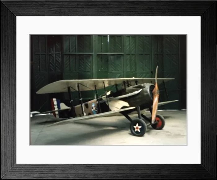 Framed Print : Spad XIII - Photo by Hugh W. Cowin