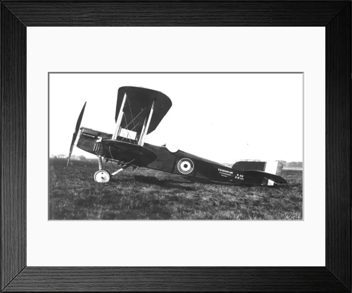 Framed Print : Sunbeam Bomber built for the RNAS, this single seat tor Framed Print : Sunbeam Bomber built for the RNAS, this single seat tor