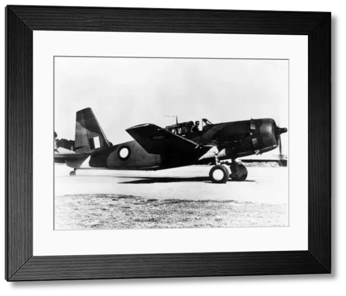 Framed Print : Vultee Model 72 Vengeance IA -this one operating with t Framed Print : Vultee Model 72 Vengeance IA -this one operating with t