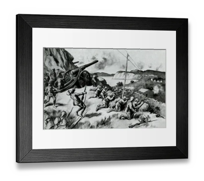 Framed Print : WW1 - The Campaign in The Dardanelles, 1915 Framed Print : WW1 - The Campaign in The Dardanelles, 1915