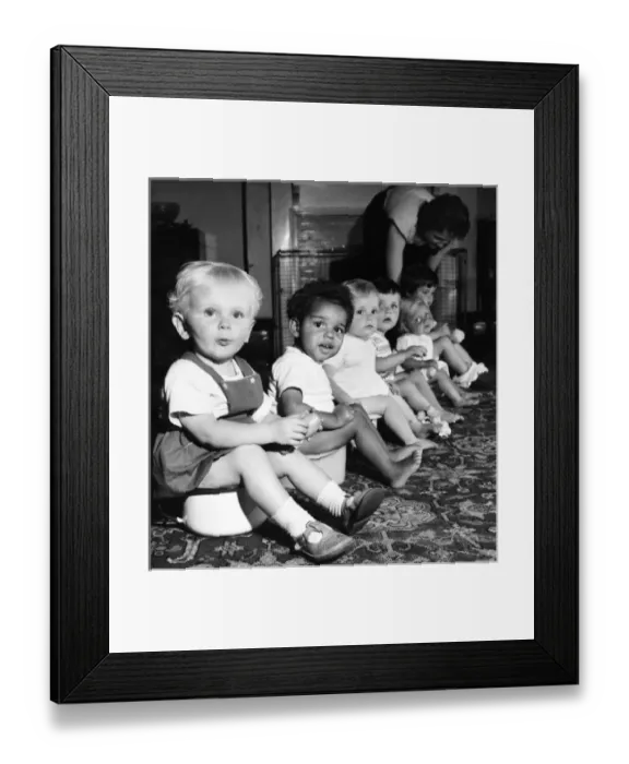 Framed Print : Children at a nursery school, Balham, SW London Framed Print : Children at a nursery school, Balham, SW London