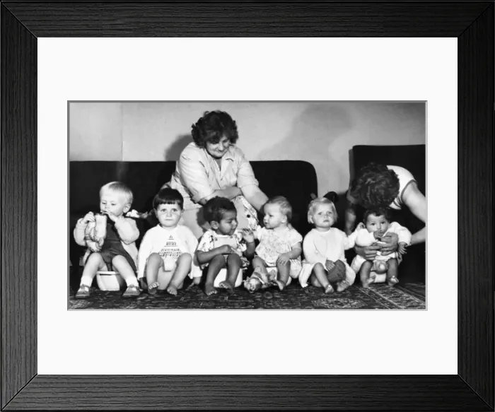 Framed Print : Children at a nursery school, Balham, SW London Framed Print : Children at a nursery school, Balham, SW London