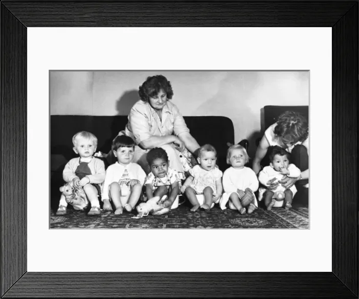 Framed Print : Children at a nursery school, Balham, SW London Framed Print : Children at a nursery school, Balham, SW London