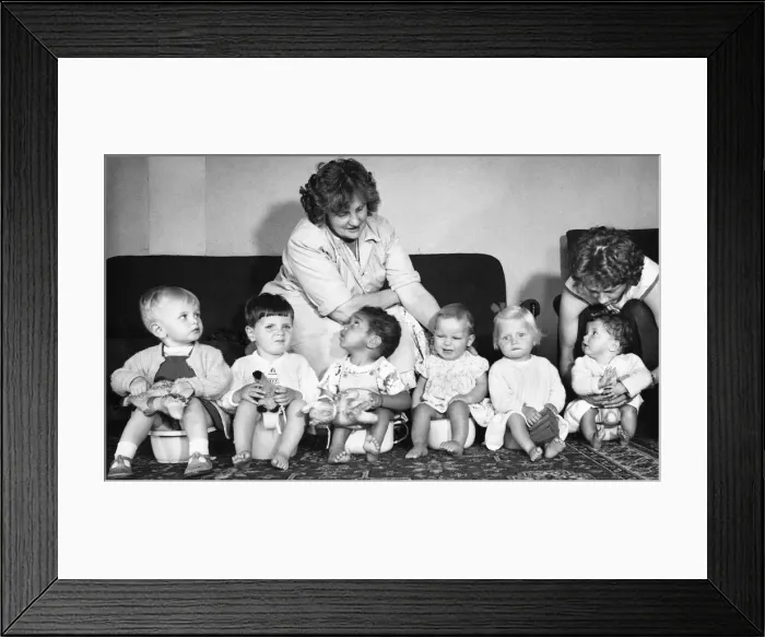 Framed Print : Children at a nursery school, Balham, SW London Framed Print : Children at a nursery school, Balham, SW London
