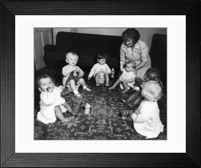 Framed Print : Children at a nursery school, Balham, SW London Framed Print : Children at a nursery school, Balham, SW London