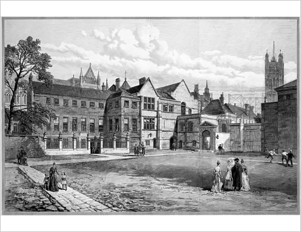 Westminster School, Little Deans Yard 1890