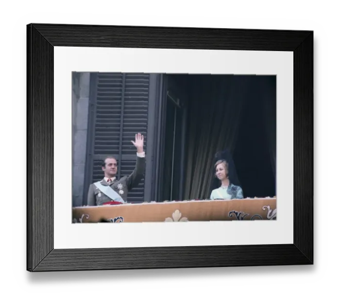 Framed Print : King Juan Carlos I inauguration Framed Print : King Juan Carlos I inauguration