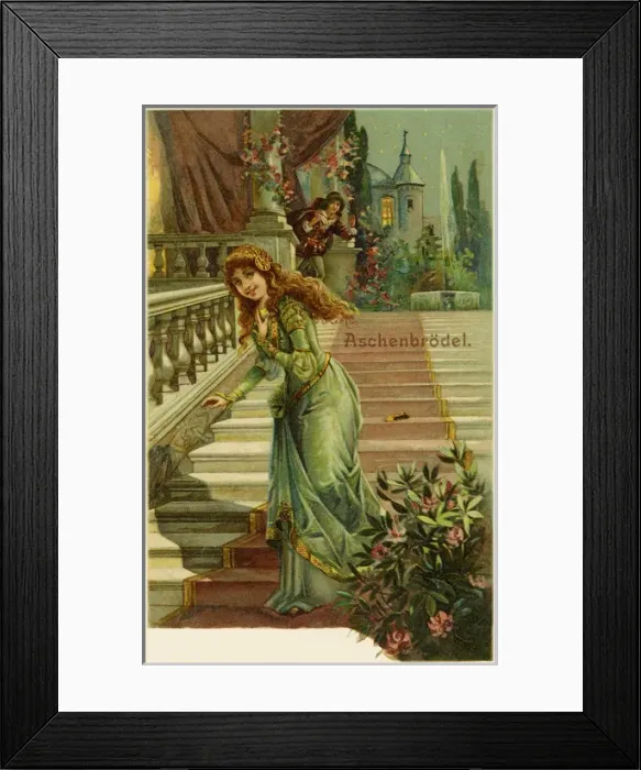 Framed Print : Cinderella leaving the palace Framed Print : Cinderella leaving the palace