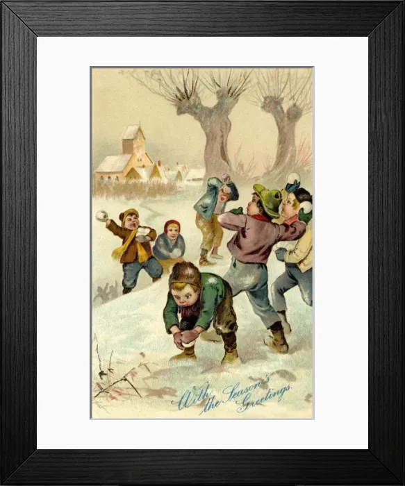 Framed Print : Snowballing Framed Print : Snowballing