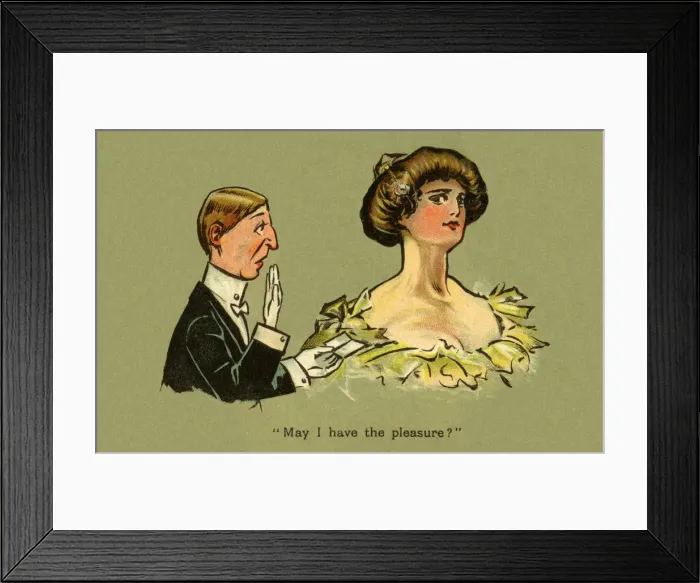 Framed Print : Romantic couple Framed Print : Romantic couple