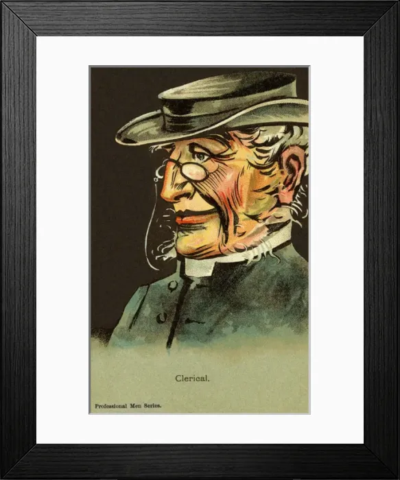 Framed Print : The clergyman Framed Print : The clergyman