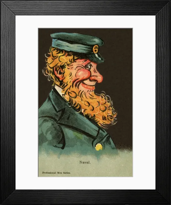 Framed Print : The naval officer Framed Print : The naval officer