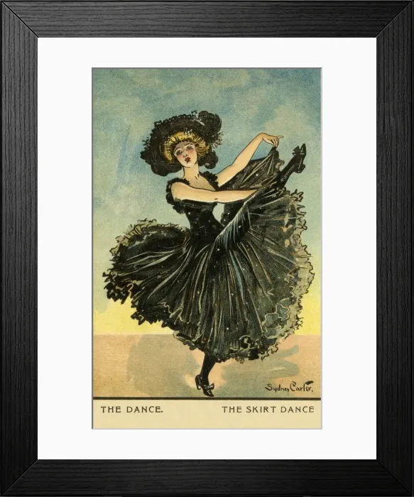 Framed Print : The skirt dance Framed Print : The skirt dance