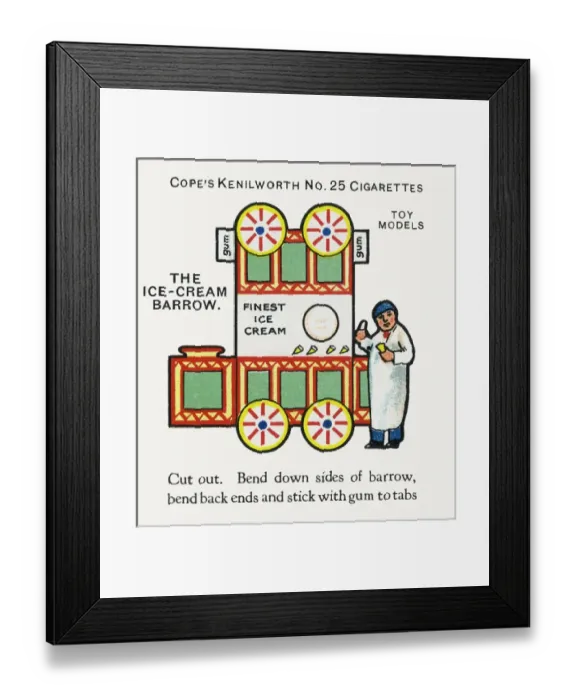 Framed Print : Ice-cream barrow Framed Print : Ice-cream barrow