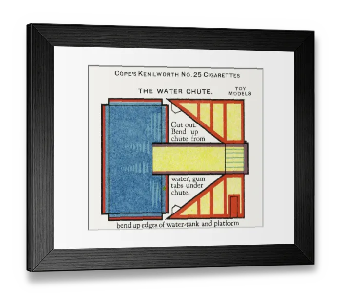 Framed Print : Water chute Framed Print : Water chute