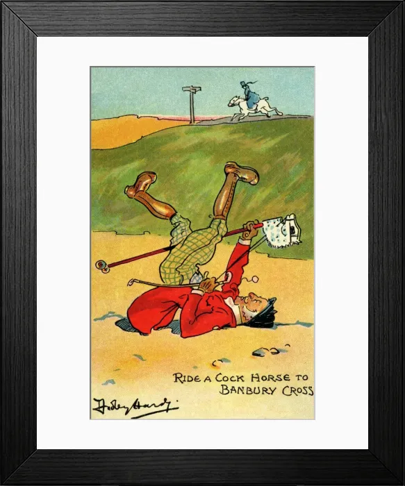 Framed Print : Ride-a-cock-horse Framed Print : Ride-a-cock-horse