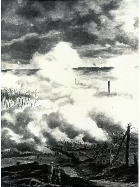 WW1 - Allies use gas, October 1915