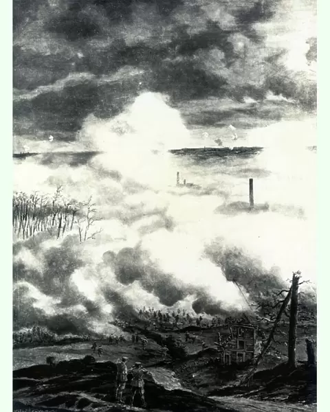 WW1 - Allies use gas, October 1915
