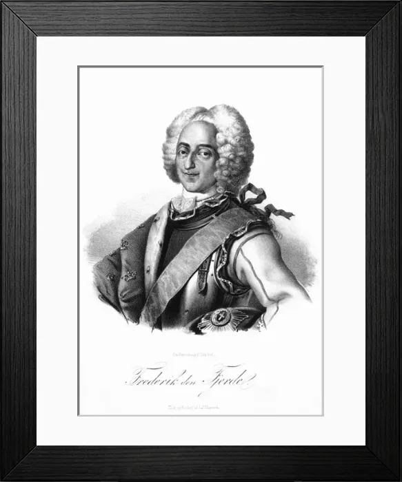 Framed Print : Frederick IV of Denmark Framed Print : Frederick IV of Denmark