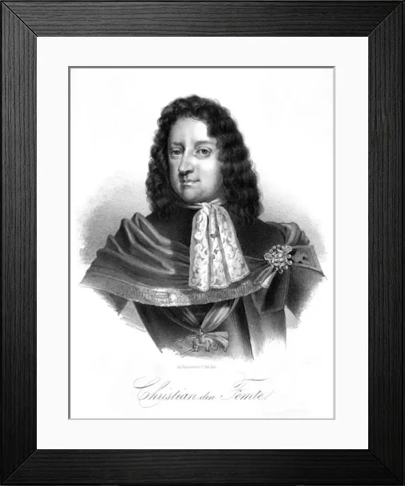 Framed Print : Christian V of Denmark and Norway Framed Print : Christian V of Denmark and Norway