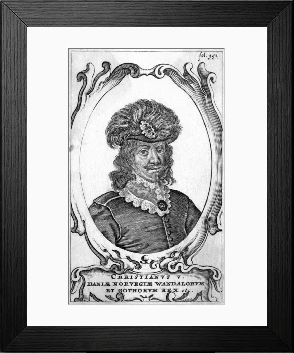 Framed Print : Christian V of Denmark and Norway Framed Print : Christian V of Denmark and Norway